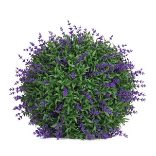 Buatan Boxwood Lavender Grass Topiary Balls
