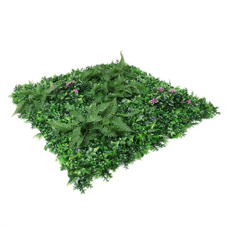 PURPLE FLOWERS MAPLE Boxwood Panel